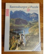 New Ravensburger Neuschwanstein Castle 1000 Jigsaw Puzzle No. 157631 Cin... - $68.24