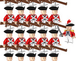 21pcs American Revolutionary War British Redcoat infantry Army Set C Minifigures - £19.96 GBP