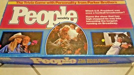 VINTAGE 1984 People Weekly Trivia Board Game Parker Brothers Teen Adult ... - $14.85