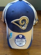 St. Louis Rams Size 7 1/2 Sideline Cap by Reebok