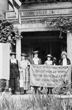 Suffragettes displeased over Women's Party Platform - Art Print - $21.99+