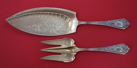 Cleopatra by Schulz and Fischer Sterling Fish Serving Set 2pc GW BC 3-Tine - $998.91