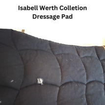 Isabell Werth Collection Dressage Pad Navy with Set 4 Navy Standing Wraps USED image 8