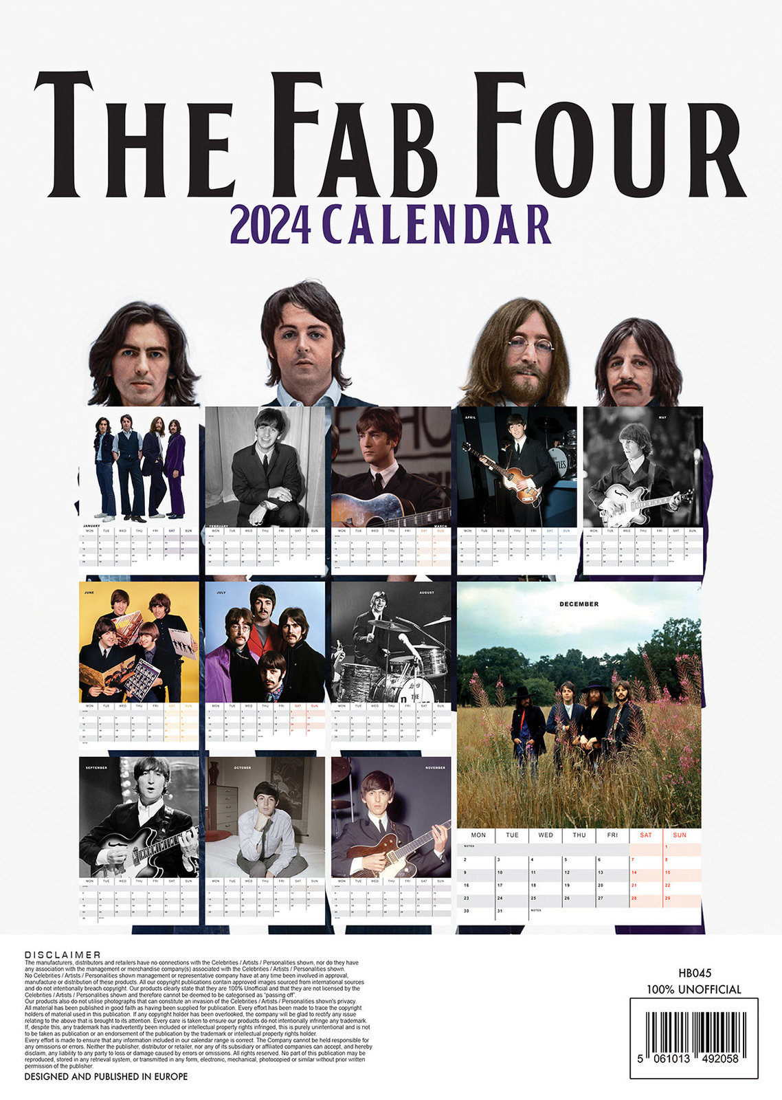 THE BEATLES 2024 Calendar DULUXE Business Industrial   Il Fullxfull.5080209657 Kie4 