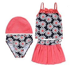 Girls Swimwear Two Piece Swimsuits of Kids Red
