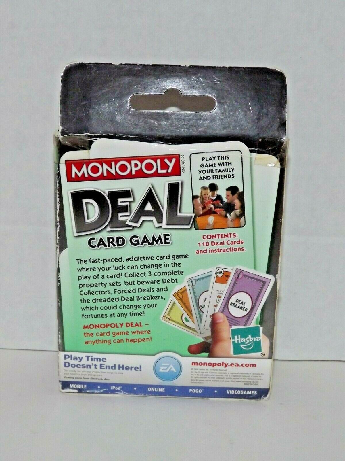 NEW Game, Unopened, Monopoly Deal, Card Game, Travel Game, Parker