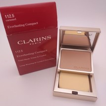 Clarins Everlasting Compact Long Wearing &amp; Comfort Foundation 112.5 CARA... - $15.83