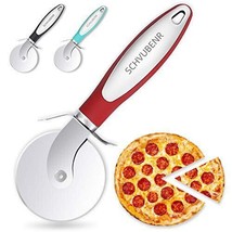 Mercer Culinary Millennia Pizza Cutter with Black Handle, 4 Inch Wheel,  Stainless Steel