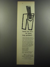 1956 Firestone Guided Missile Division Ad - Have an idea in your hip pocket? - $14.99