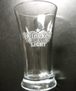 Heineken Premium Light Shot Glass Miniature Beer Glass Etched Heineken Logo - $7.99
