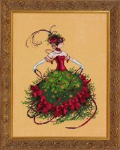 Sale! Complete X Stitch Materials "Miss Christmas Eve MD148" By Mirabilia - $72.26+