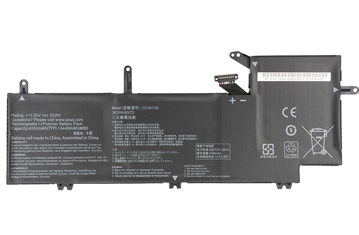 Primary image for New 11.55V 52Wh C31N1704 battery for ASUS ZenBook Q535U UX561UD Q535UD