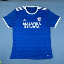adidas Carfiff City FC Malaysia Berjaya Blue Jersey Shirt XXL - $36.21