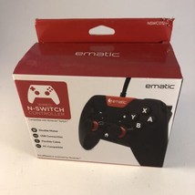 Ematic Nintendo Switch Wired Controller N-Switch PC Compatible NEW OPEN BOX - $12.86