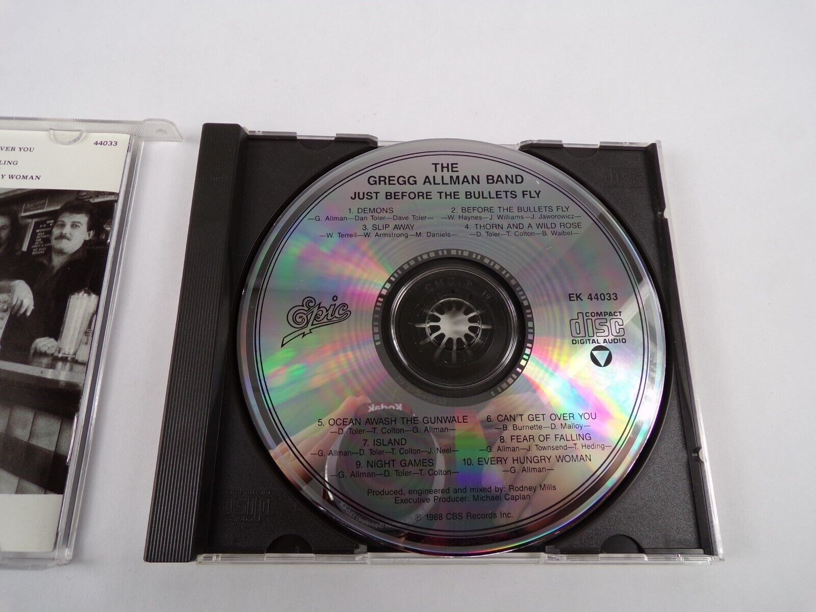 The Gregg AllmaN Band Just Before The Bullets Fly Demons Slip Away CD