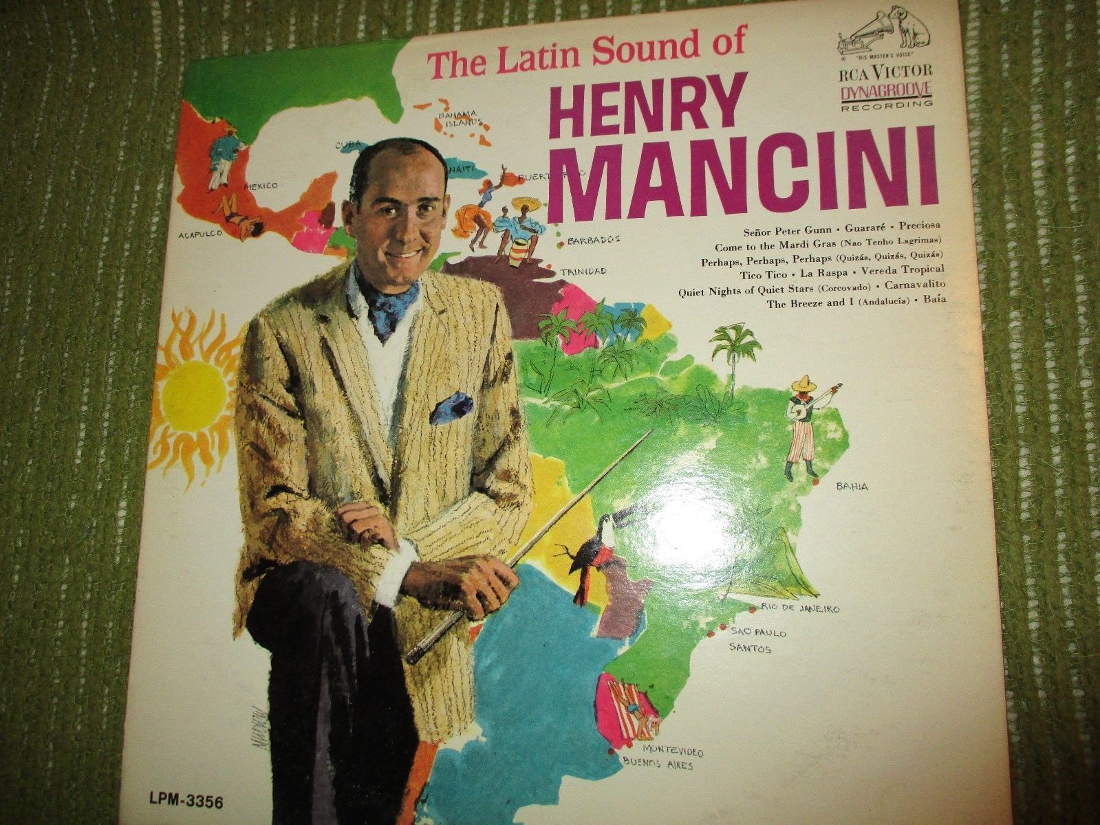 33rpm Vintage Vinyl Henry Mancini Latin Sound Of 402 Vinyl Records 0034