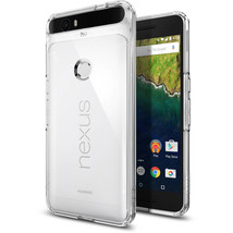 Spigen - Ultra Hybrid Case For Nexus 6p Cell Phones - Crystal Clear - $14.80