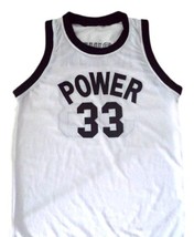 Alcindor #33 Power High School Abdul Jabbar Basketball Jersey White Any Size  image 4