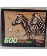 According to Hoyle Zebras 500 Piece Jigsaw Puzzle 13.5&quot; x 19&quot; Factory Ne... - $9.99
