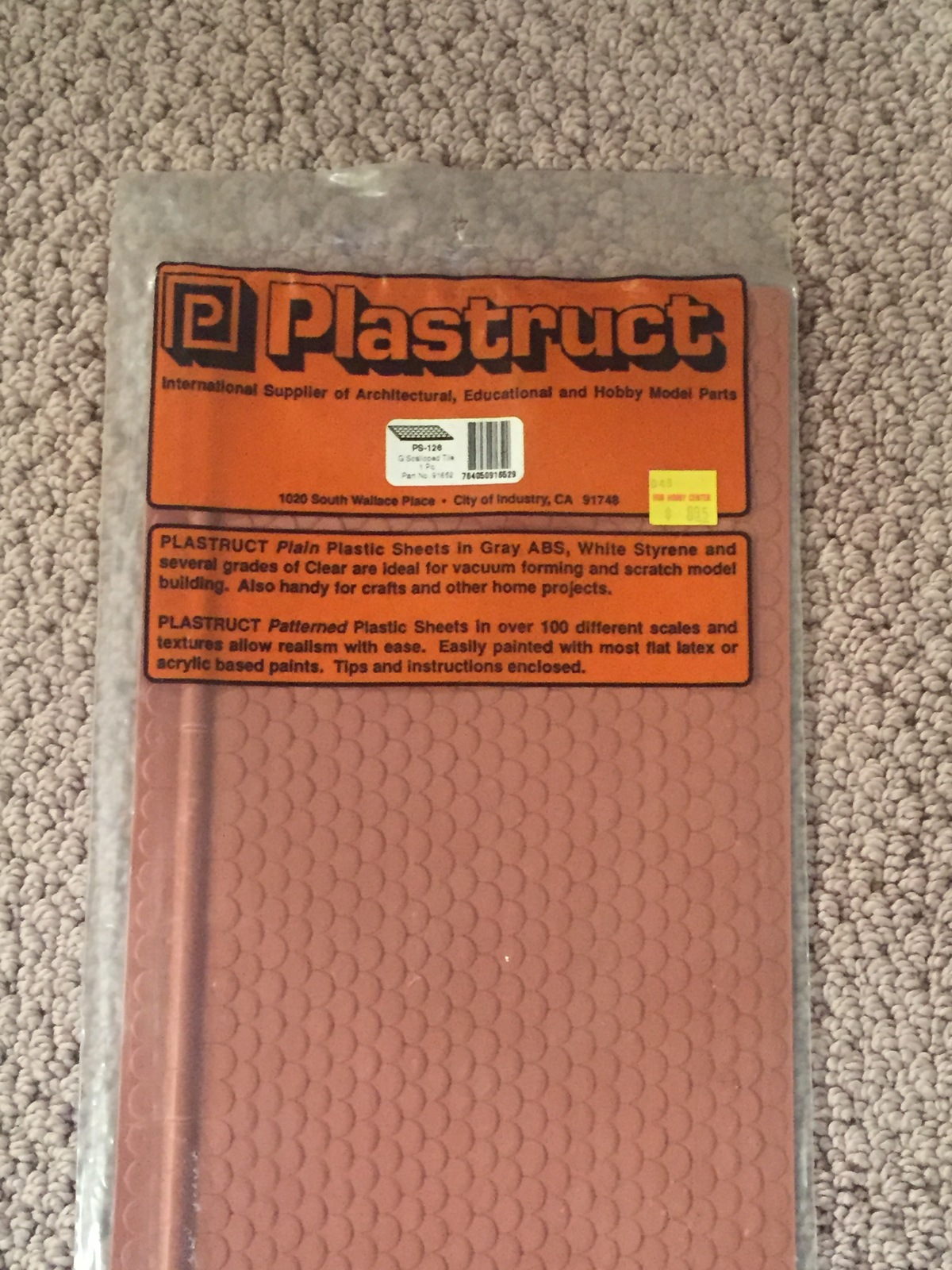 Plastruct Clear Plastic Sheets (Pack of 2)