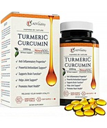 A1 Vitality Turmeric Curcumin NovaSOL 60 Softgels More Potent Than Biope... - $96.61