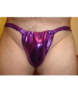 Super Sexy Men's Latex Rubber Sissy Bikini Underwear Panties with Pouch One Size - $18.54