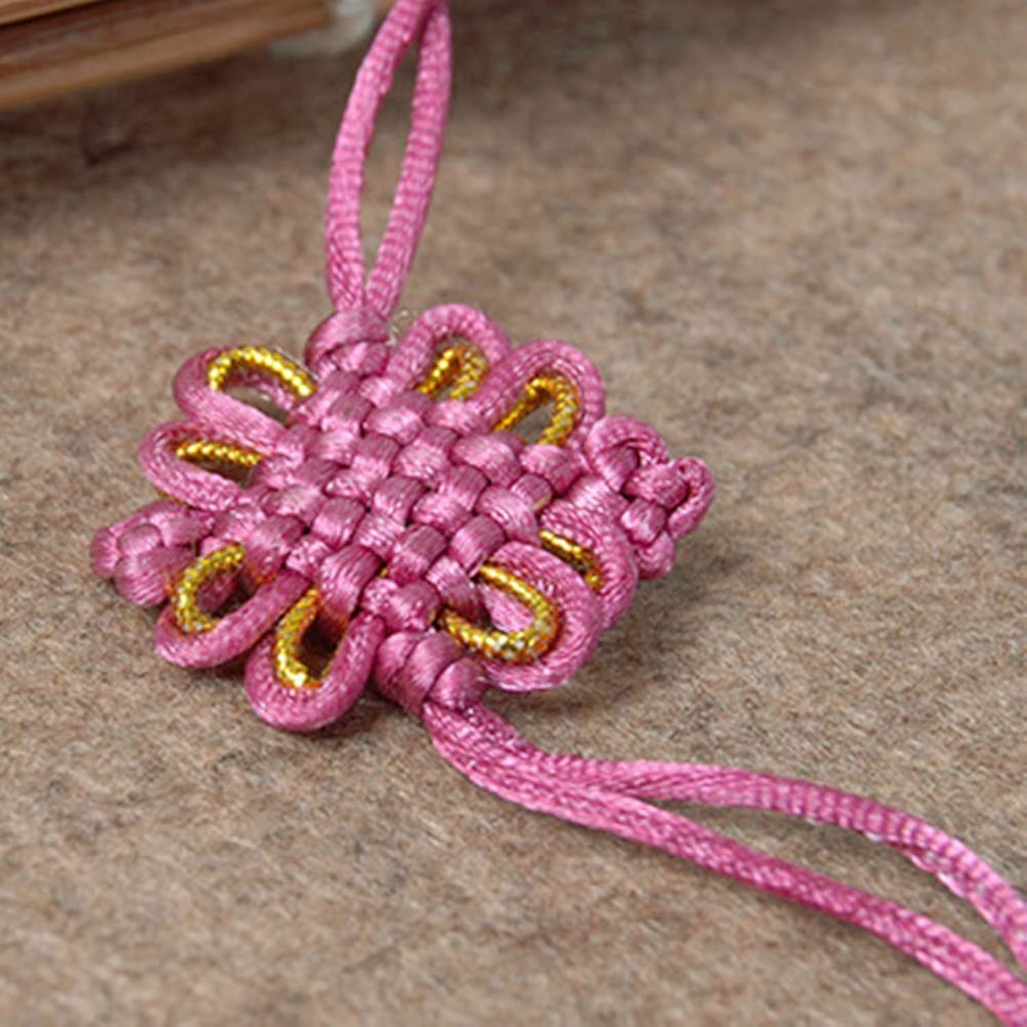 Wholesale PandaHall 10 Color 2mm Satin Rattail Cord String Nylon Trim Silk  Cord for Friendship Bracelet 