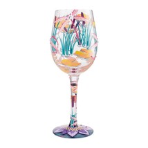 Lolita Wine Glass Dragonfly Magic 15 oz 9" High Gift Boxed Collectible #6009218 