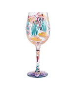 Lolita Wine Glass Dragonfly Magic 15 oz 9&quot; High Gift Boxed Collectible #... - $38.60