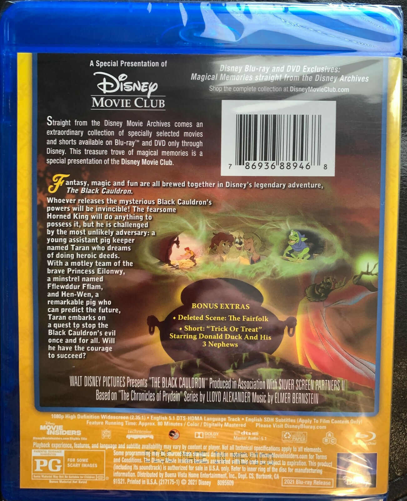 The Black Cauldron 30th Anniversary Edition Blu-ray NEW - DVDs & Blu ...