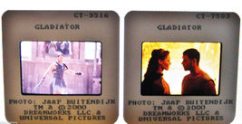 2 2000 Ridley Scott Movie GLADIATOR 35mm Color Photo Slides Russell Crowe - $19.95