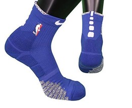 Nike NBA Authentics Detroit Pistons Basketball Ankle Socks Team Issued (Blue/Gre - $34.60