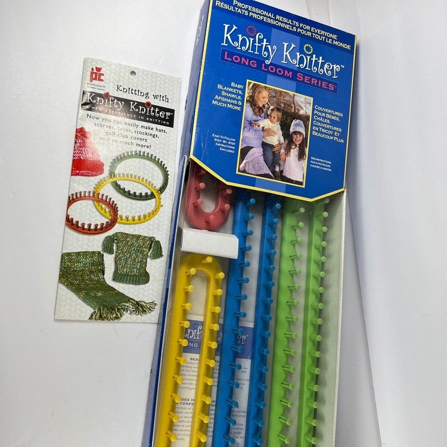 Knifty Knitter Round Loom Set Hook & Loom Knitting Kit