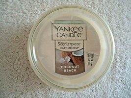 &quot; NWT &quot; Yankee Candle Scenterpiece Coconut Beach Scent Meltcup &quot; SMELLS ... - $14.01