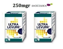 2 x ULTRA LEVURE 250mg Probiotics 5 Billion Live Saccharomyces Boulardii... - $22.45