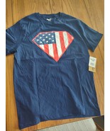 Bronze Eagle Large American Flag Shirt - $15.72