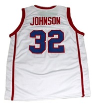 Magic Johnson #32 Vikings High School New Men Basketball Jersey White Any Size image 2