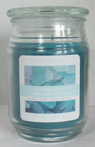 Ashland Scented Candle NEW 17 oz Large Jar Single Wick COASTAL GLASS summer - $19.60