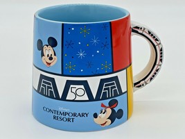 Disney Parks WDW 50th Anniversary Contemporary Resort Monorail Coffee Mug Cup  - $46.52