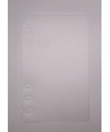 Frosted divider 6-holes binder refills for organizer planners, 2 sizes - $1.50
