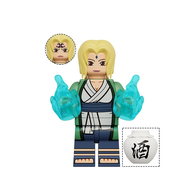 Naruto Series Tsunade (Sage Mode) Minifigures Weapons and Accessories ...