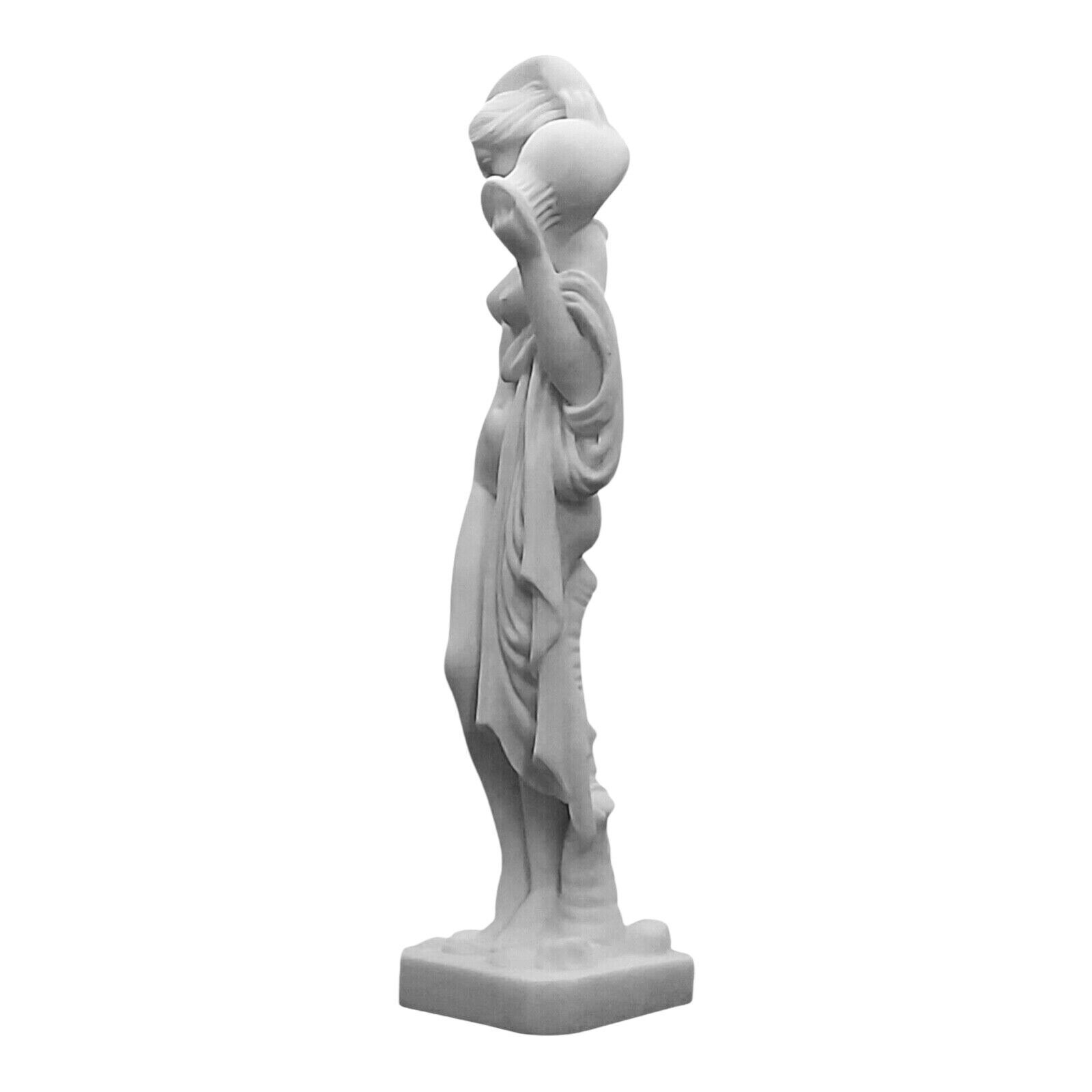 Greek Nude Woman Carrying Hydria Water Jar Statue Sculpture 984inches 25cm Art Sculptures 4777