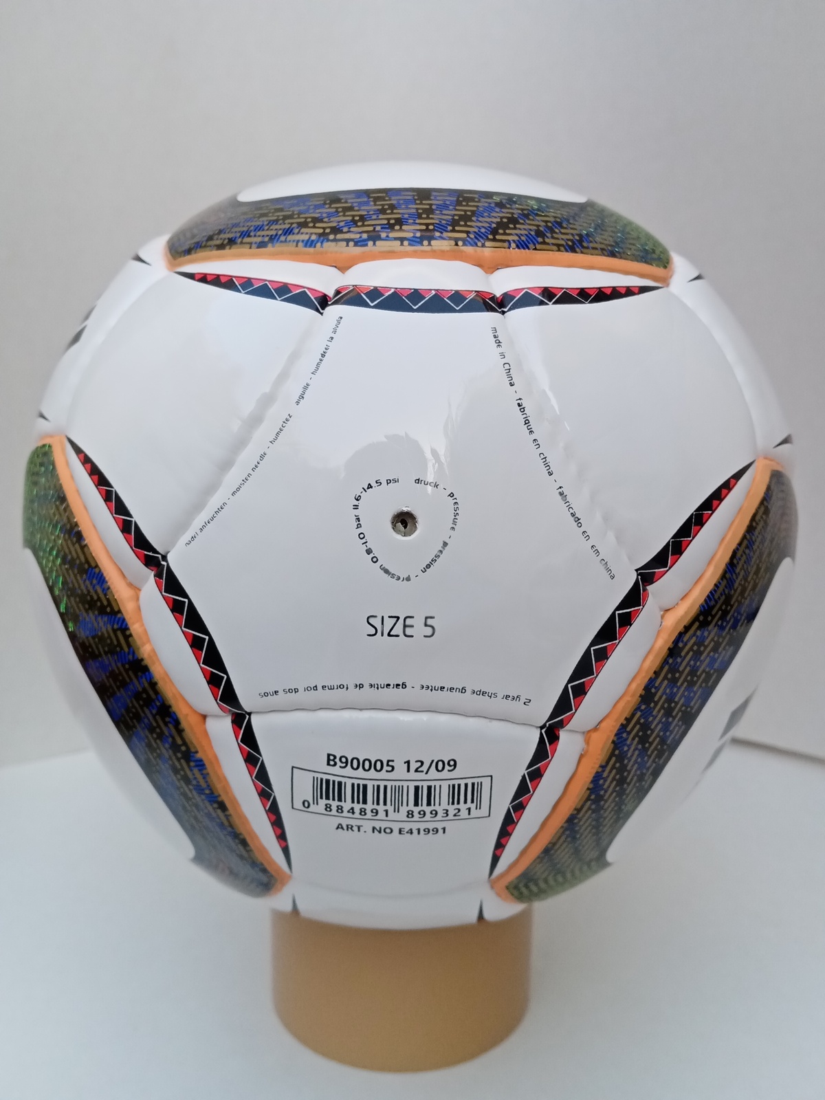 Adidas Ball Jabulani Match Soccer South Africa FIFA World Cup 2010 Size 5