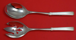 Craftsman by Towle Sterling Silver Salad Serving Set Pierced 10 1/2" Custom - $132.76