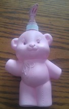 Vintage Avon Pink Bear Soap Dispenser Cute Plastic - $11.99