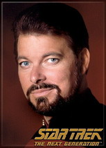 Star Trek: The Next Generation Cdr. William Riker Portrait Magnet NEW UNUSED - $3.99