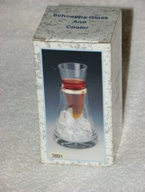 C-Schnapps Shot Glass &amp; Cooler Perfect for any liquor NIB Set of 2 - $13.71
