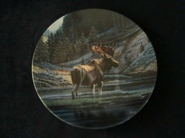 The Moose Collector Plate Paul Krapf Wild And Free: Canada's Big Game Wildlife - $29.99