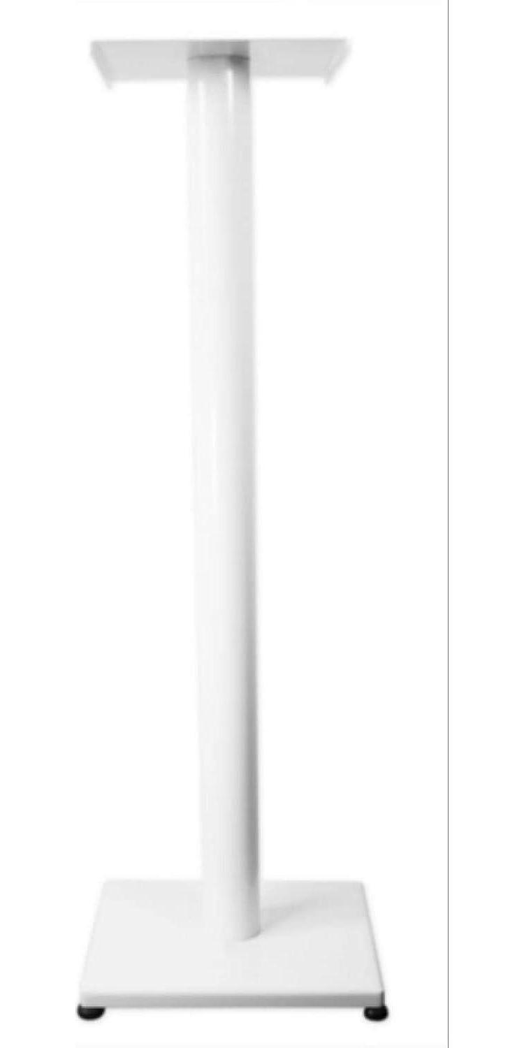 Pair 37 Steel White Stands for KEF Q350 Bookshelf Speakers Speaker