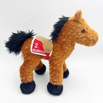 Stuffed Animal Horse Seabiscuit Brown Plush Pony Breyer Missing Head Piece - $10.00